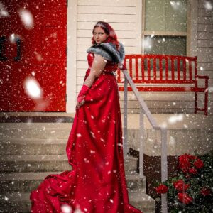 Edit red dress 1x1